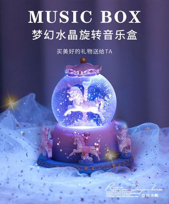 水晶旋轉木馬 回憶中的音樂盒與夢想之光